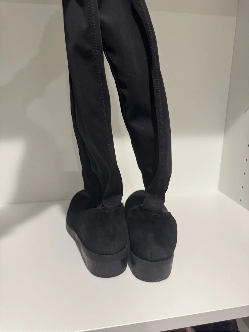 Blondo Waterproof Suede Black Knee High Boots